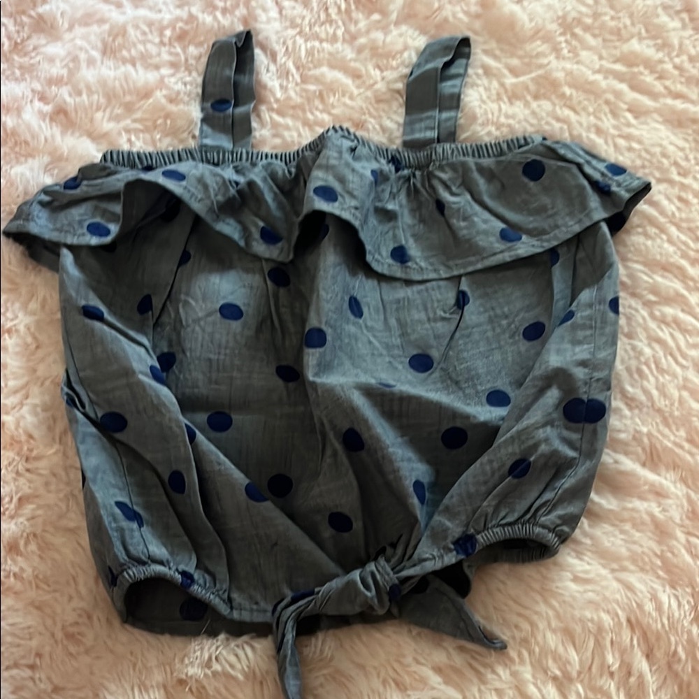 Osh kosh polka dot tank